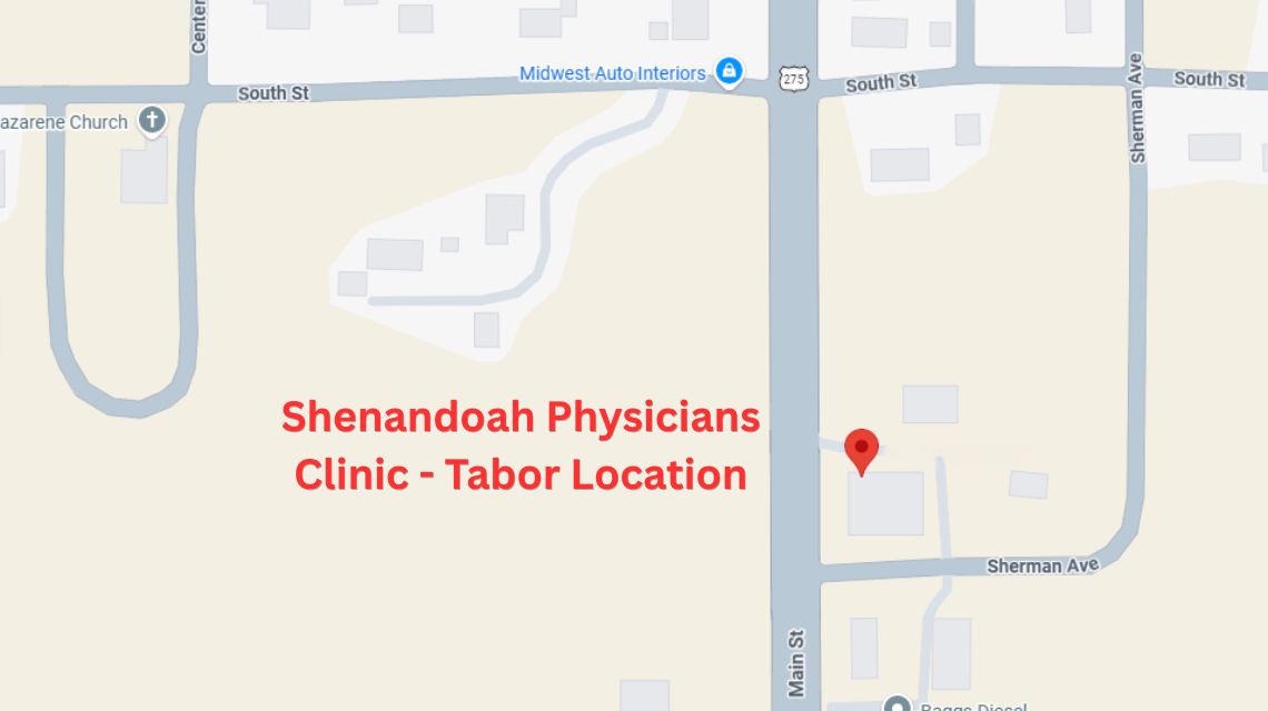 MAP OF TABOR CLINIC LOCATION